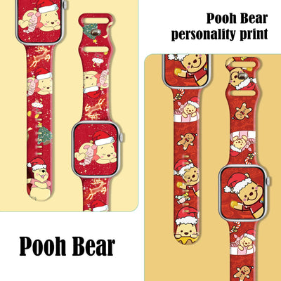 Disney Pooh Bear Christmas Strap for Apple Watch