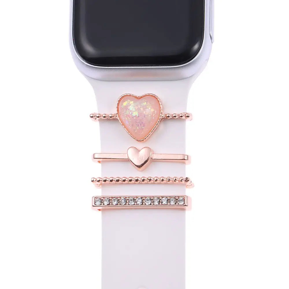 Diamond Decorative Rings iwatch Strap