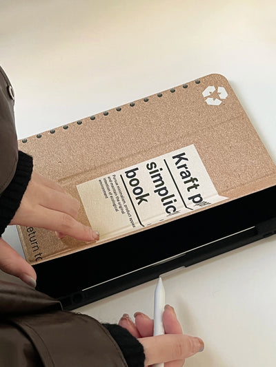 Cute notebook iPad Case