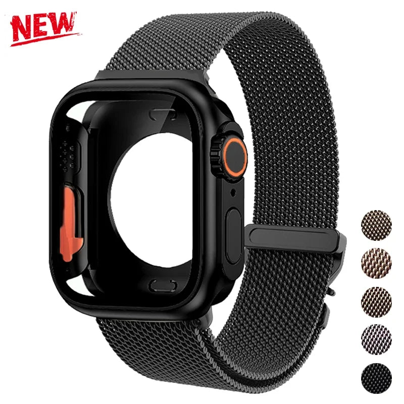 Milanese Case+Strap for Apple Watch
