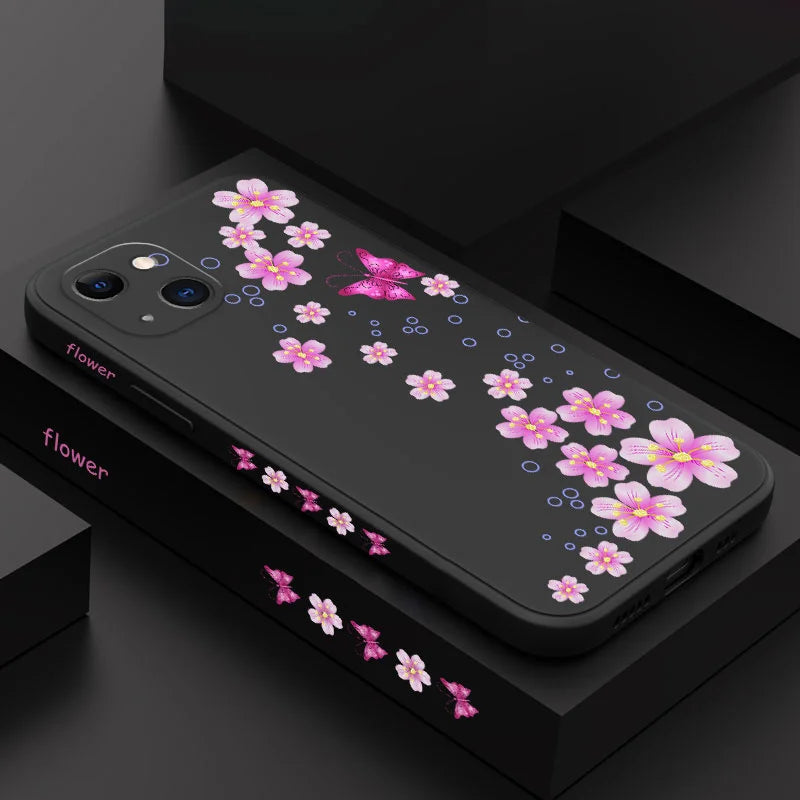 Flower Silicone iPhone Case