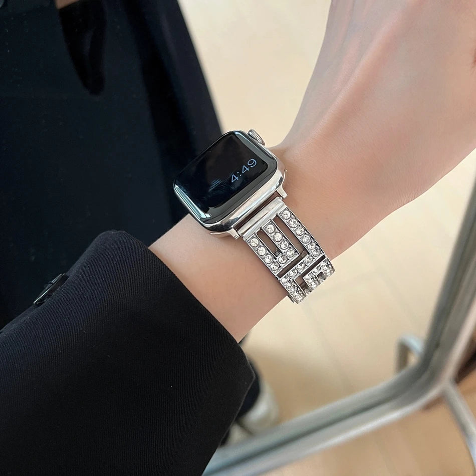 Luxury Diamond iWatch Bracelet