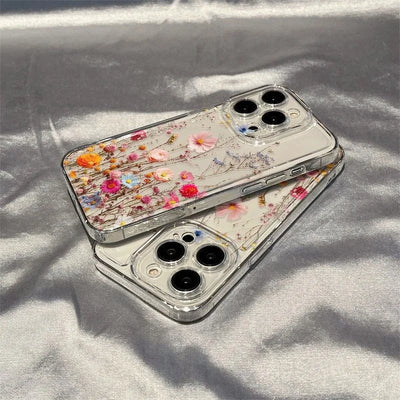 Transparent Flower iPhone Cover