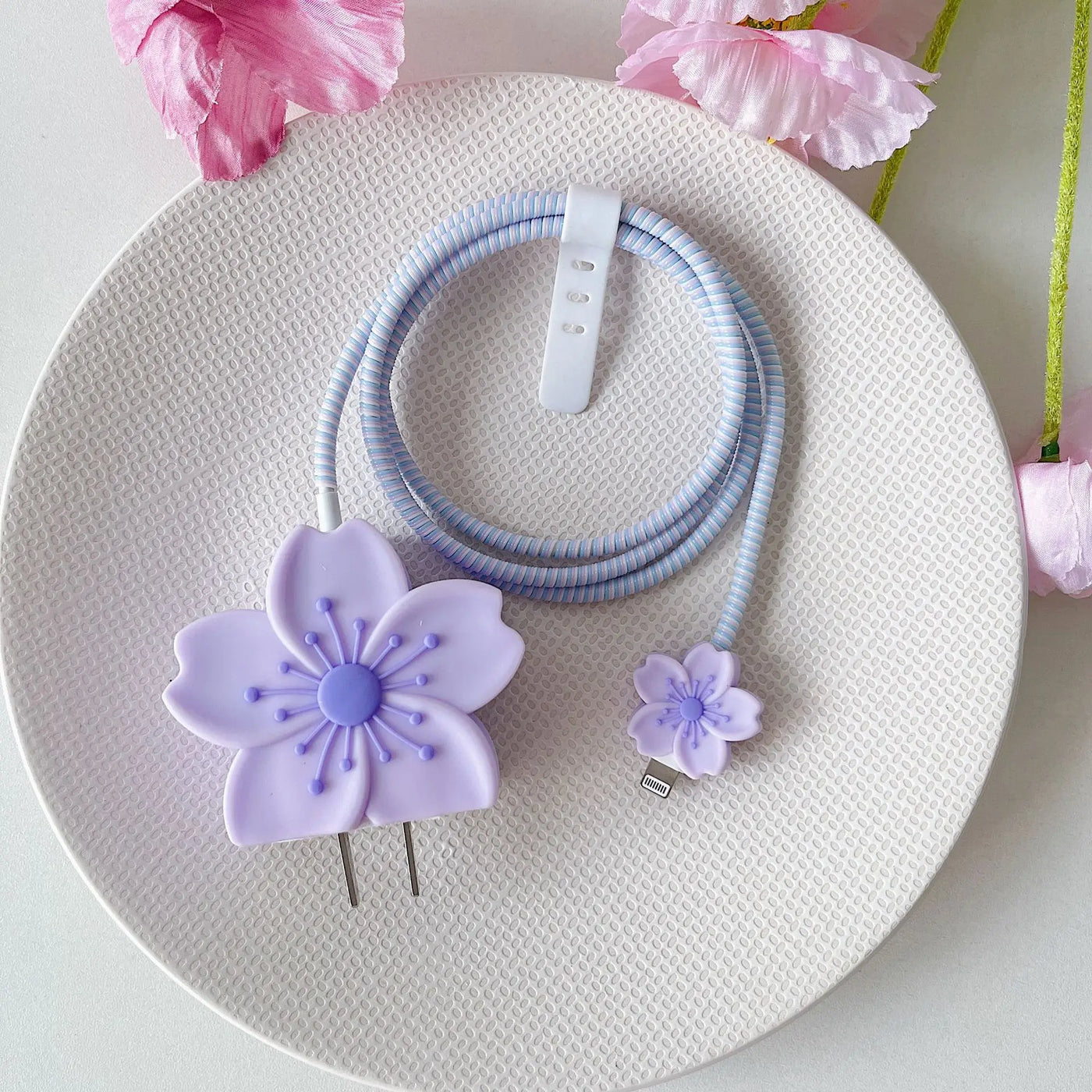 Begonia Flower Charger Protector