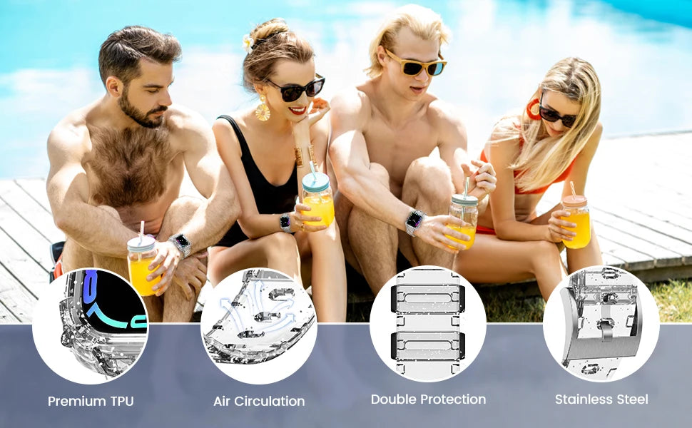 Transparent iwatch Strap