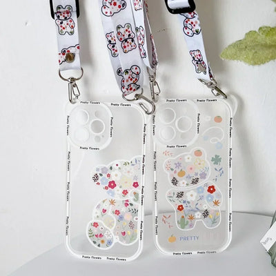 Cute Bear Cross-body Case