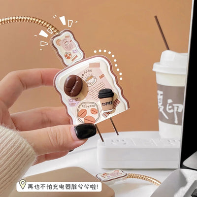 Cute Coffee Charger Cover