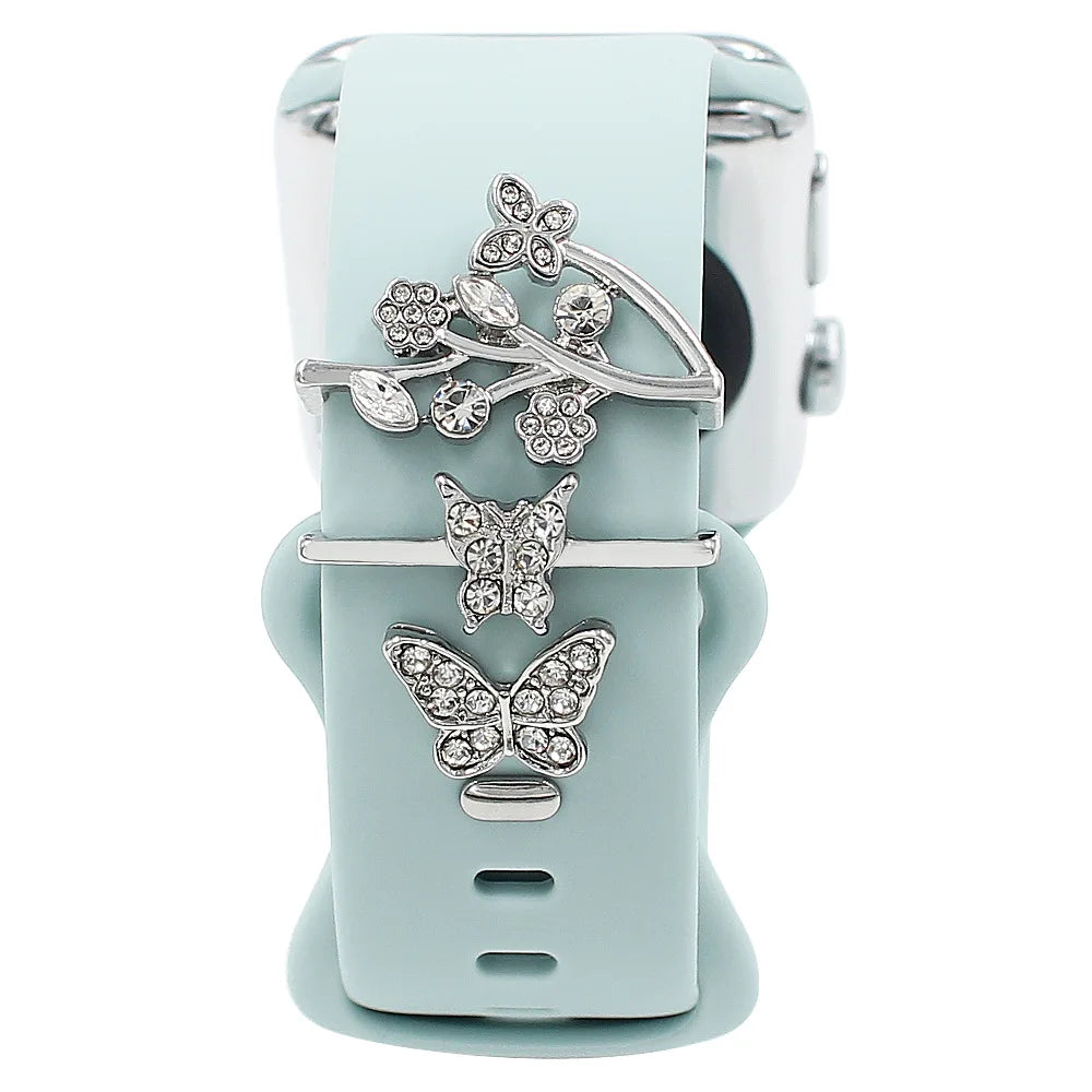 Diamond Decorative Rings iwatch Strap