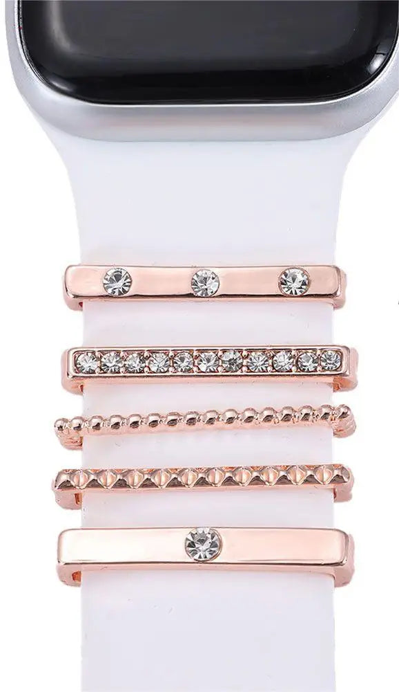 Diamond Decorative Rings iwatch Strap