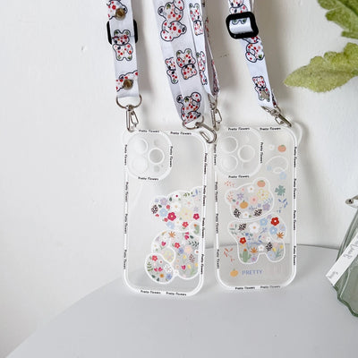 Cute Bear Cross-body Case