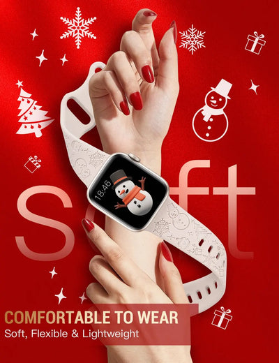 iWatch Christmas Floral Band