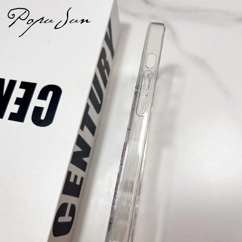 Transparent Flower iPhone Cover