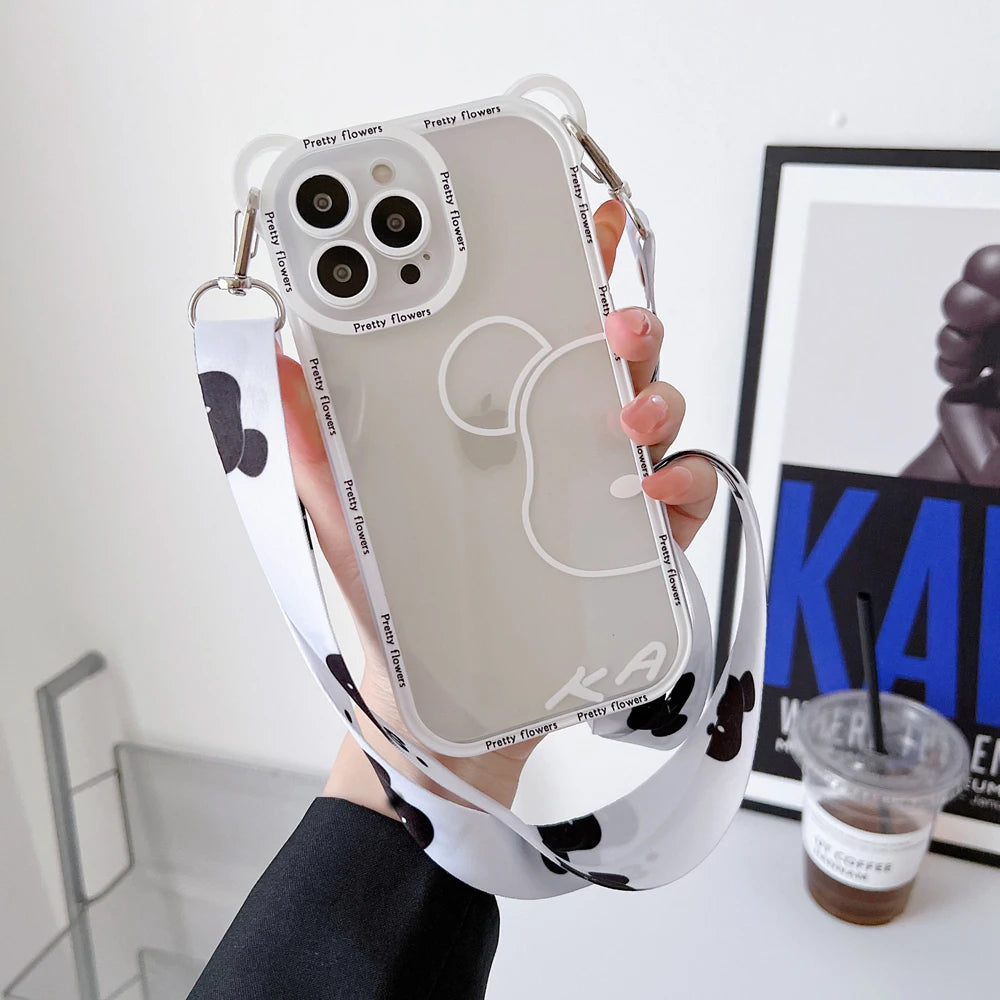 Cute Bear Cross-body Case