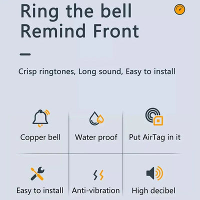 Airtag Bicycle Bell