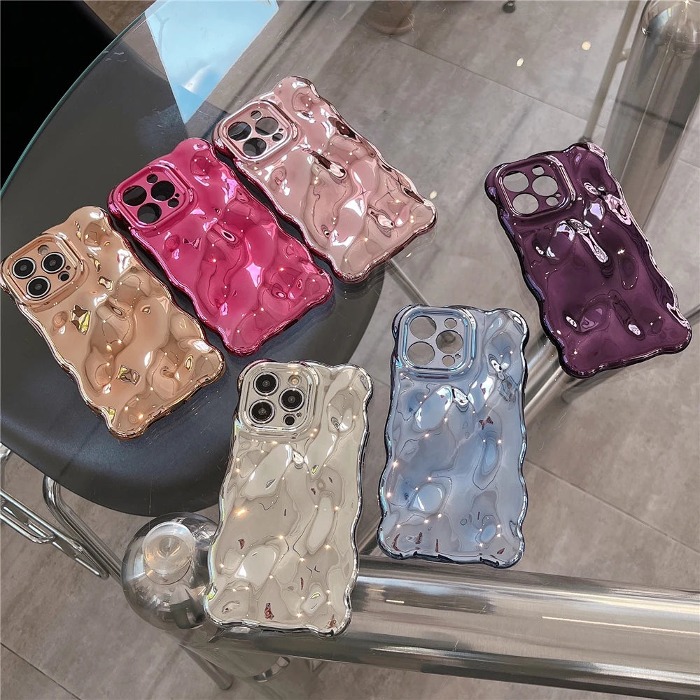 Plating Wavy iPhone Cover