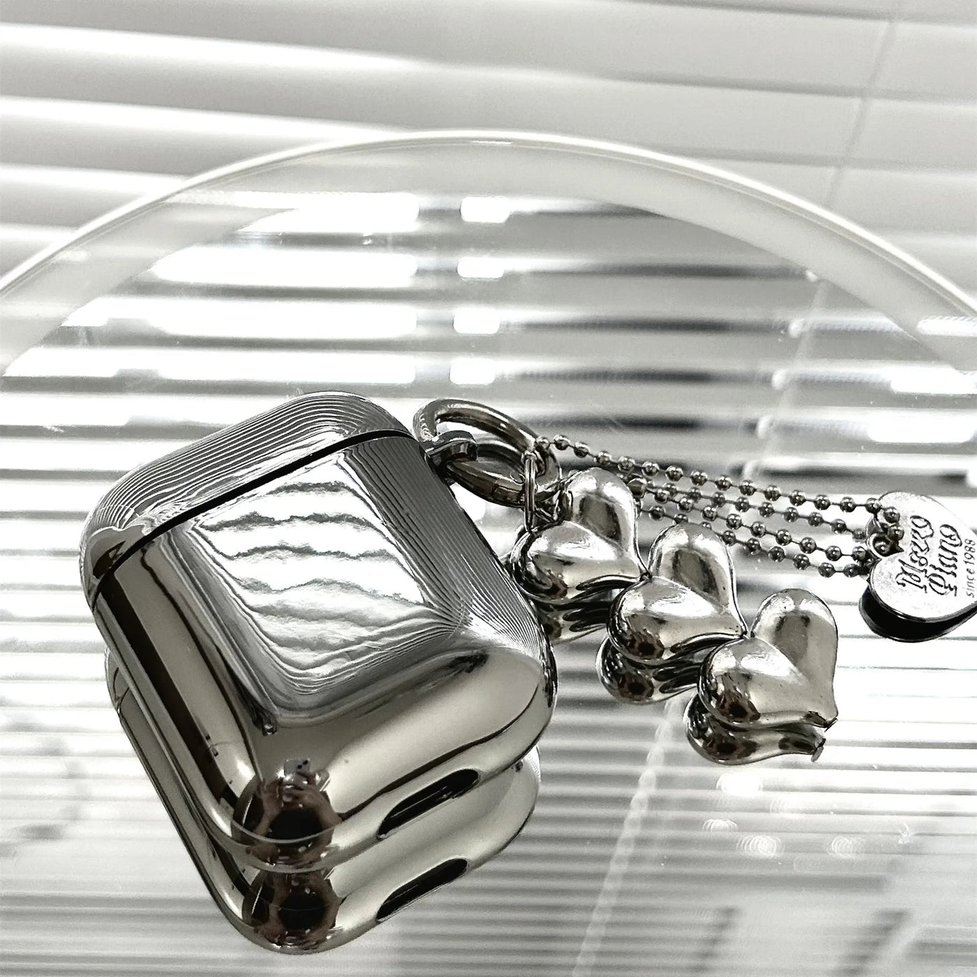 Heart Key-chain Airpods Case