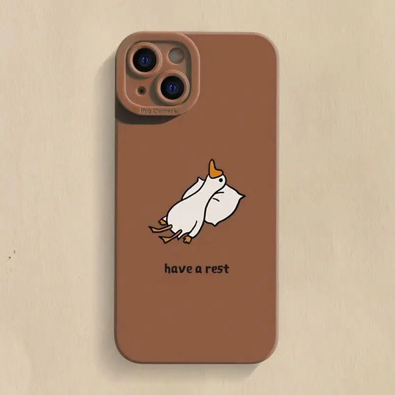 Duck Silicone iPhone Cover