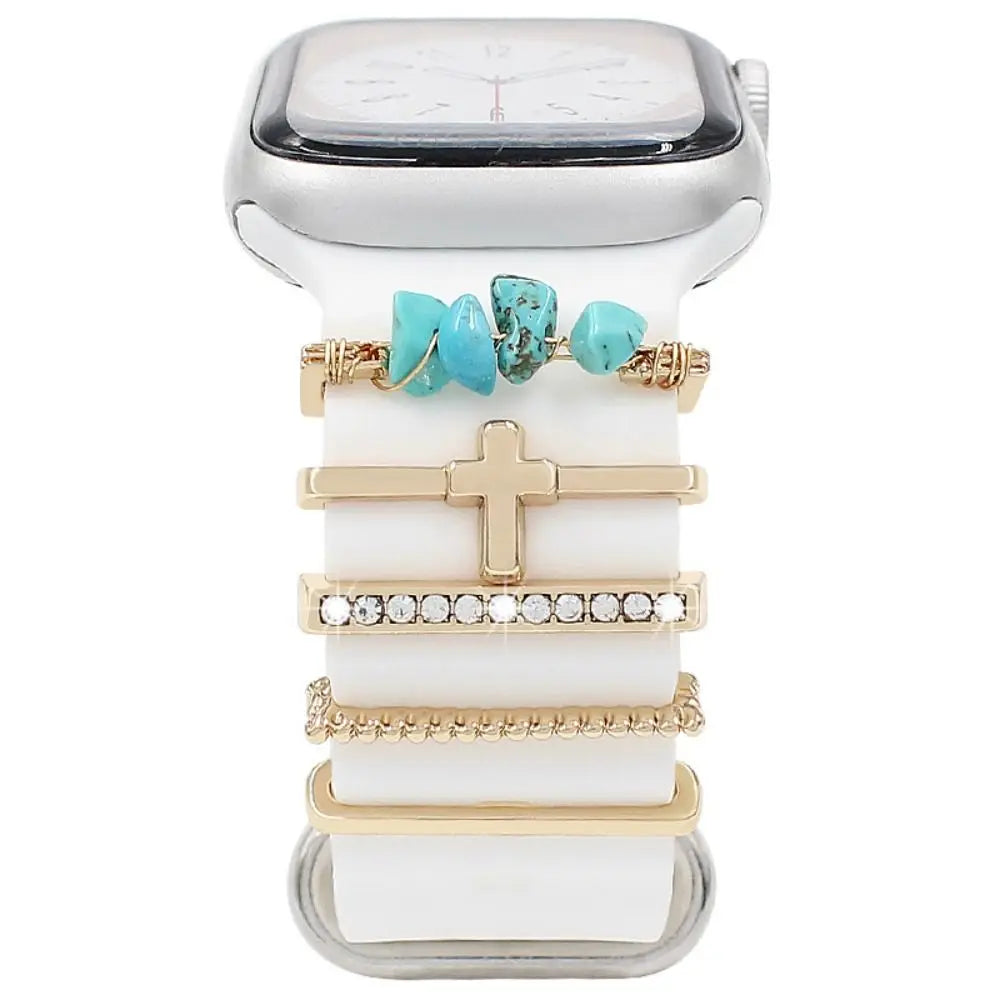Diamond Decorative Rings iwatch Strap