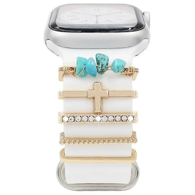 Diamond Decorative Rings iwatch Strap