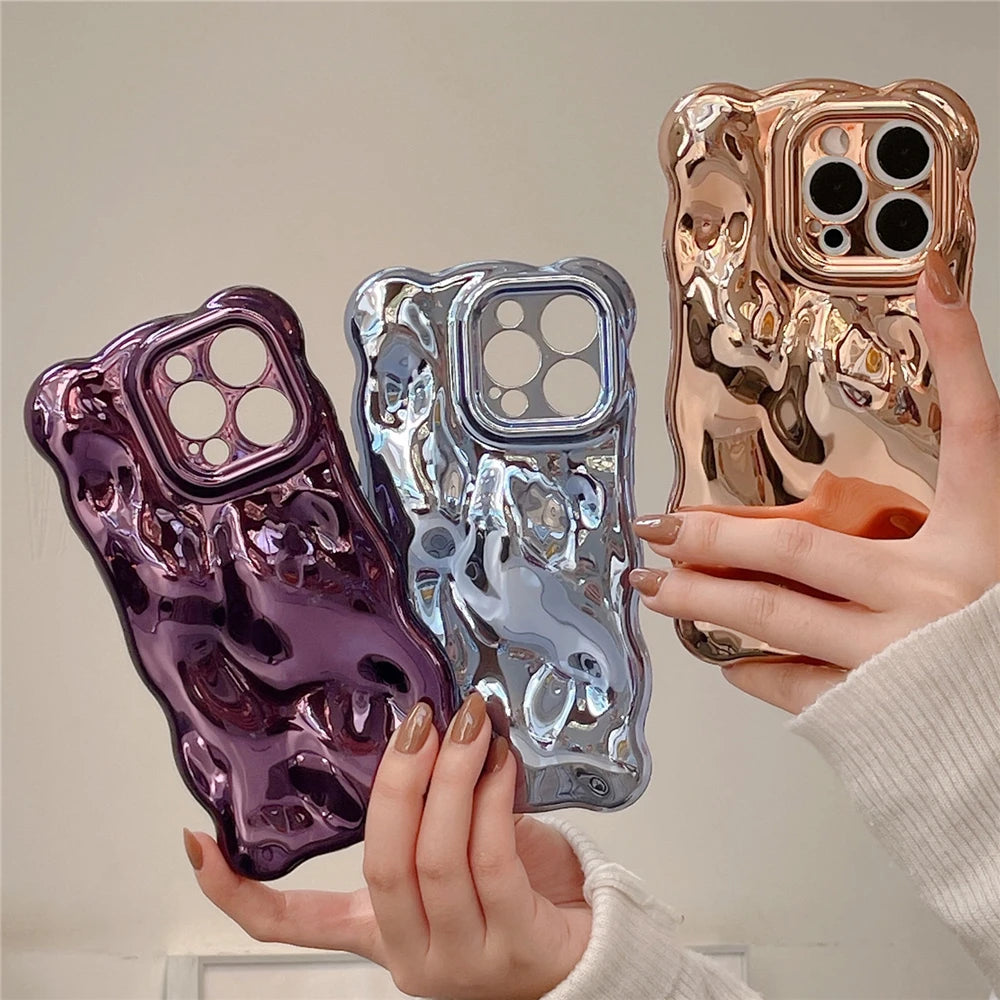 Plating Wavy iPhone Cover
