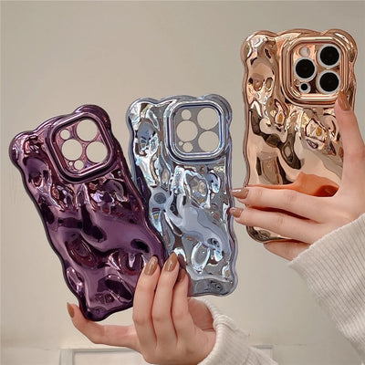 Plating Wavy iPhone Cover