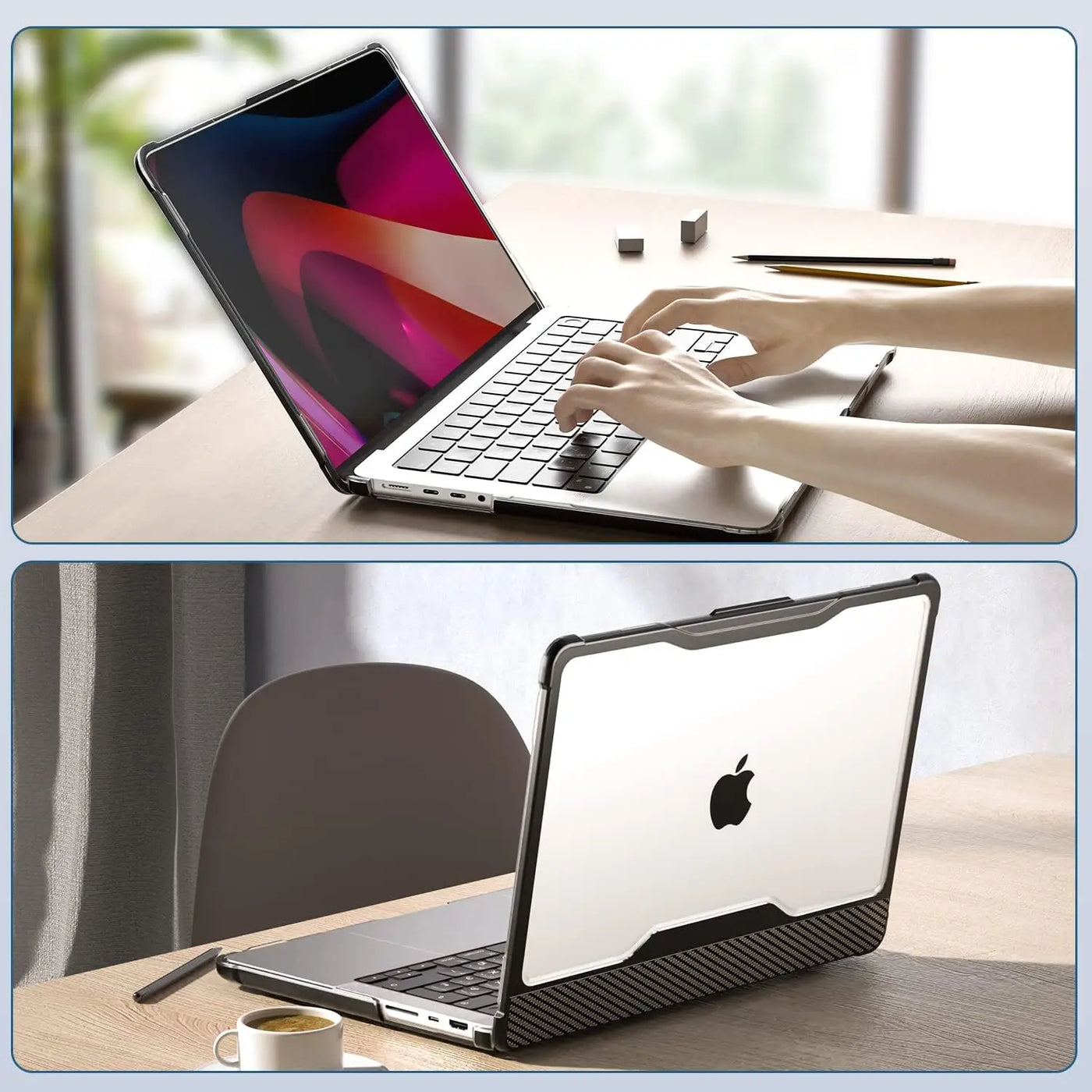Transparency Carbon Fiber Case