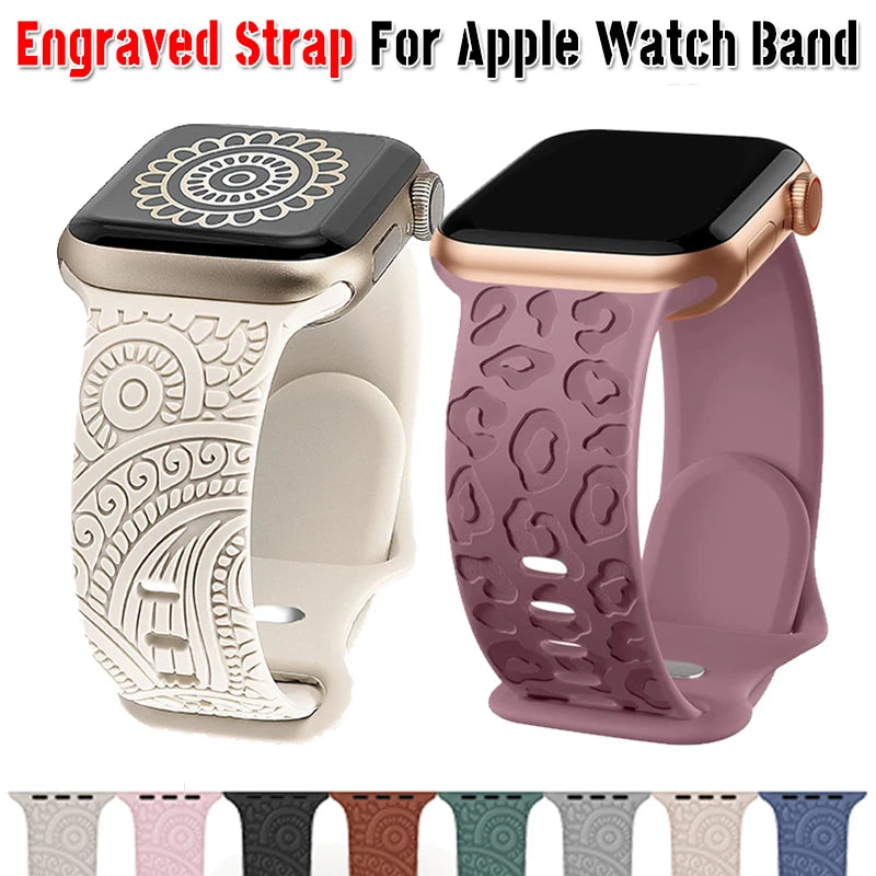 iWatch Engraved Strap