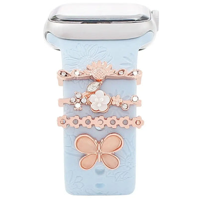 Diamond Decorative Rings iwatch Strap