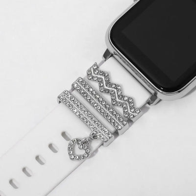 Diamond Decorative Rings iwatch Strap