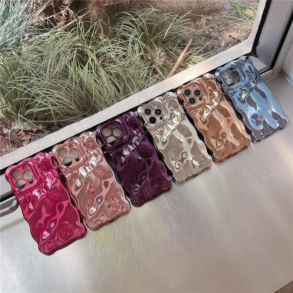 Plating Wavy iPhone Cover