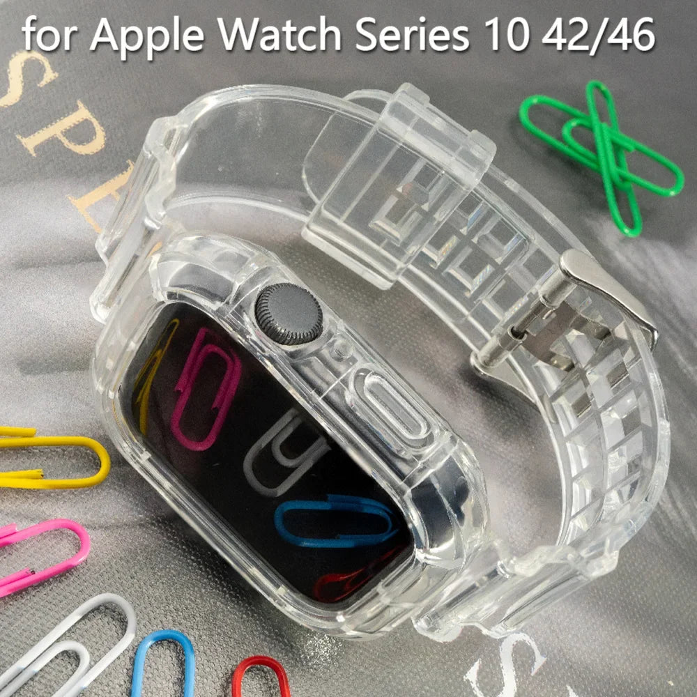 Transparent iWatch Band & Case