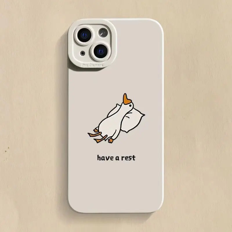 Duck Silicone iPhone Cover