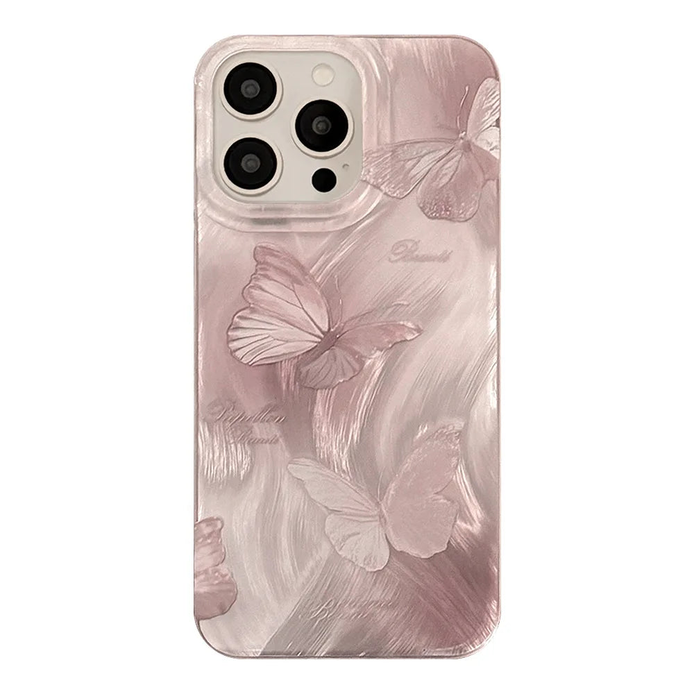 Butterfly shiny iPhone case
