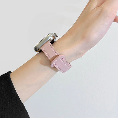 Thin Leather Strap for Apple Watch
