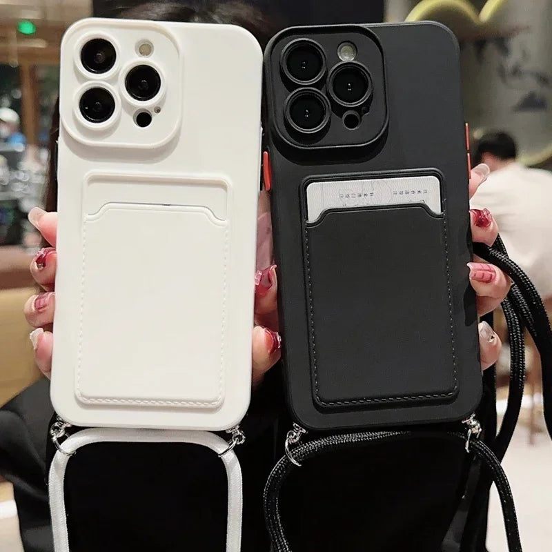 iPhone Cover with Card Bag