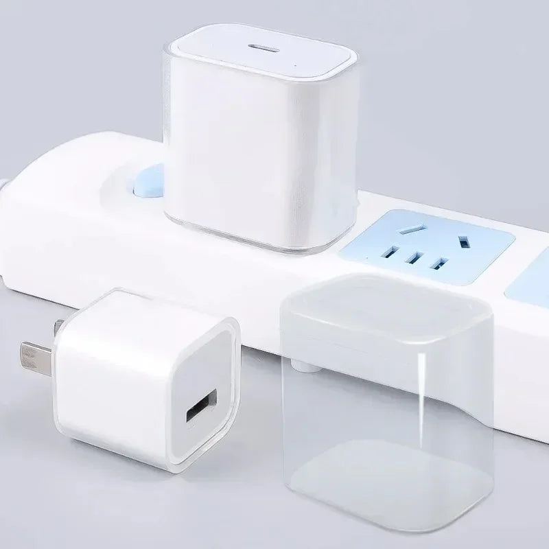 Transparent Charger Cover With Ties