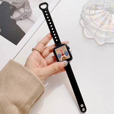 Thin Leather Strap for Apple Watch