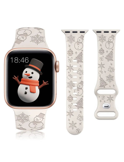 iWatch Christmas Floral Band