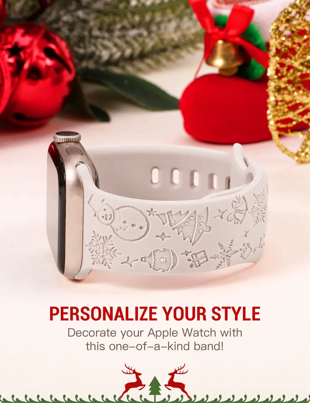 iWatch Christmas Floral Band