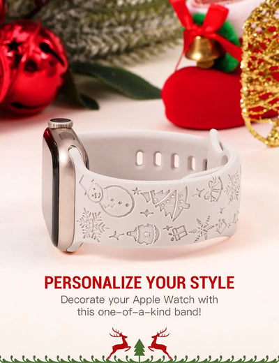 iWatch Christmas Floral Band