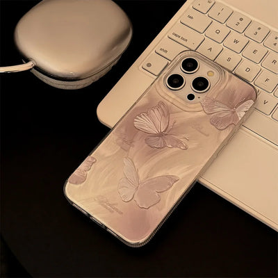 Butterfly shiny iPhone case
