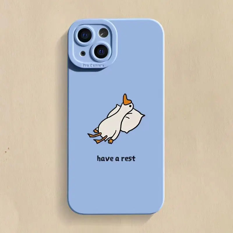 Duck Silicone iPhone Cover