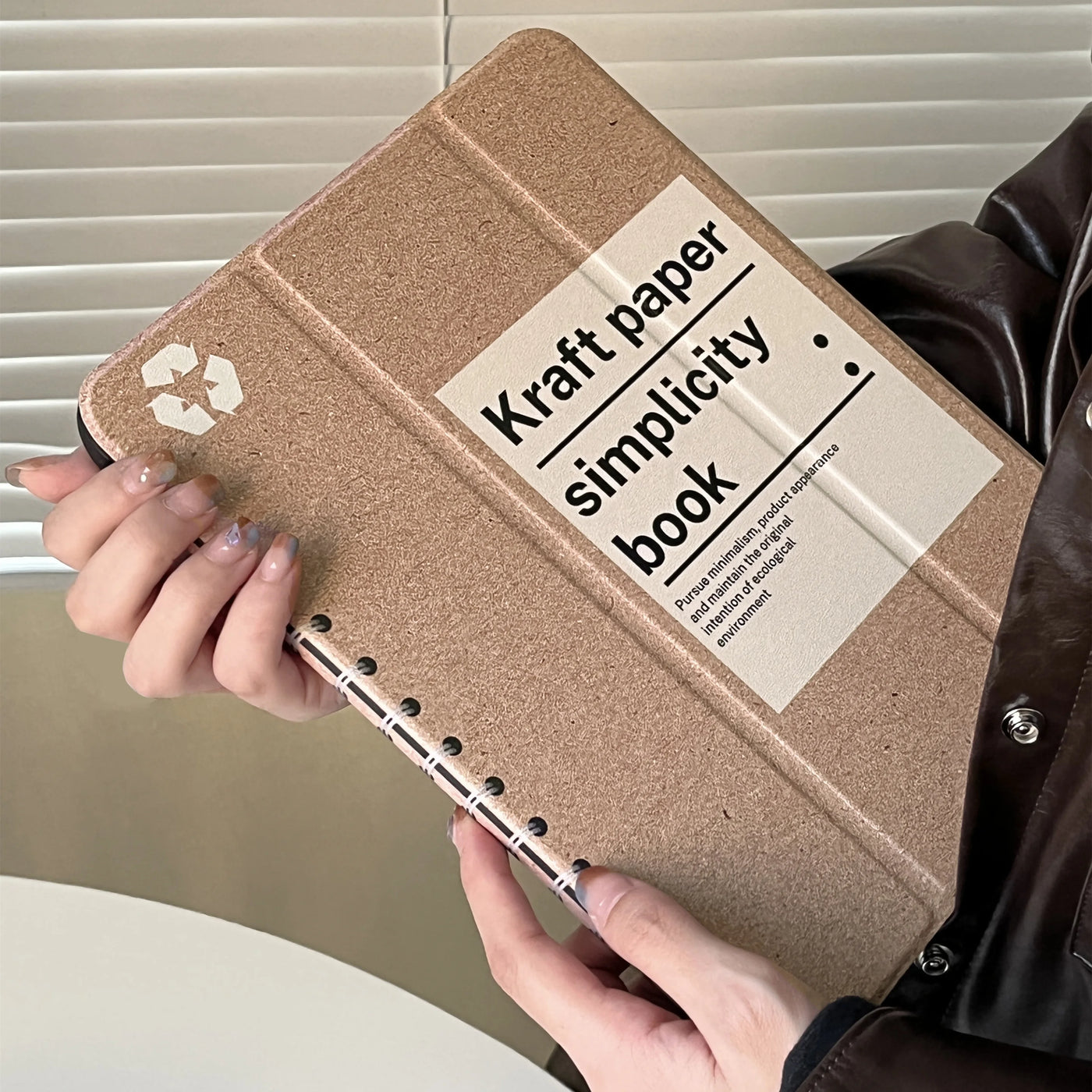 Cute notebook iPad Case