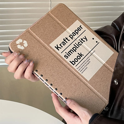 Cute notebook iPad Case