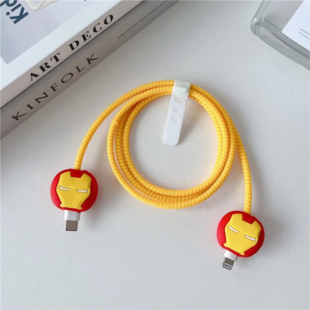 Cartoon Charger Cable Protector