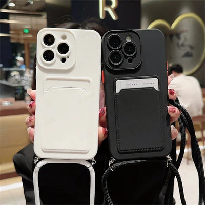 iPhone Cover with Card Bag