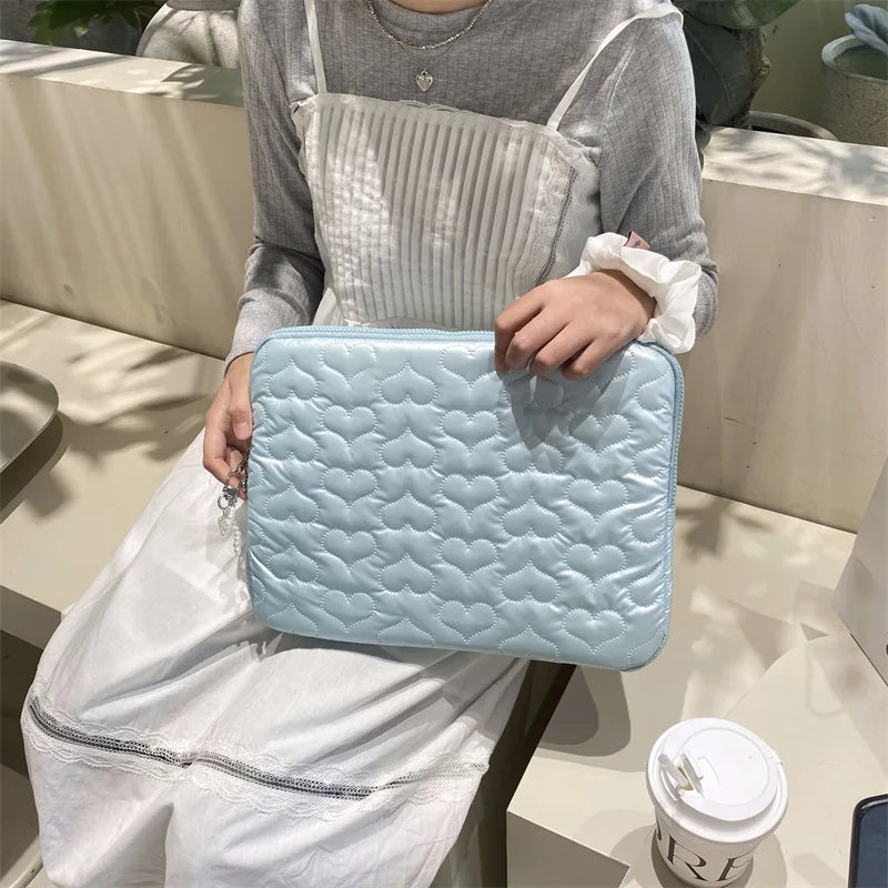 Hearts Pattern Macbook Air Bag