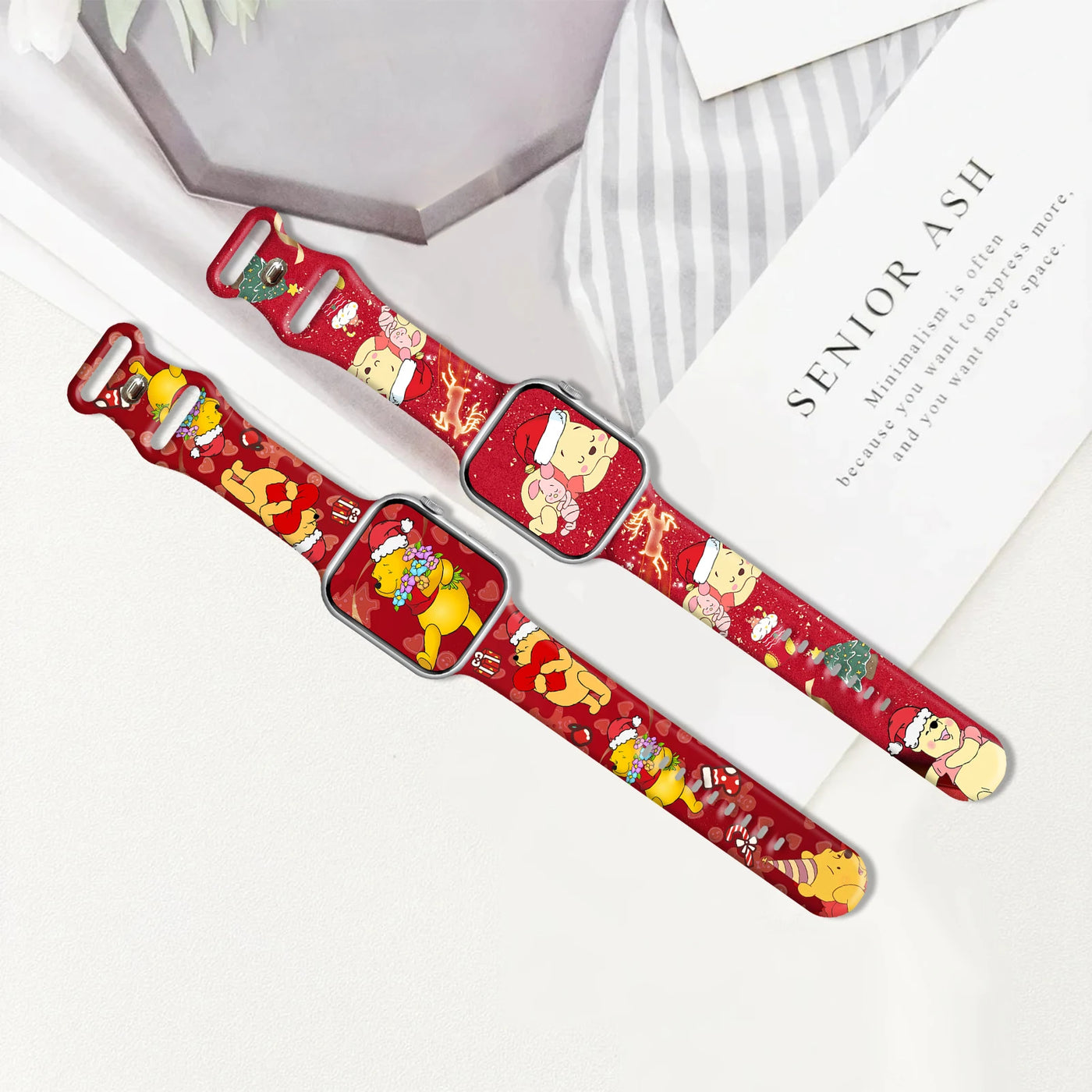 Disney Pooh Bear Christmas Strap for Apple Watch
