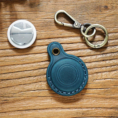 Airtag Leather KeyRing Case