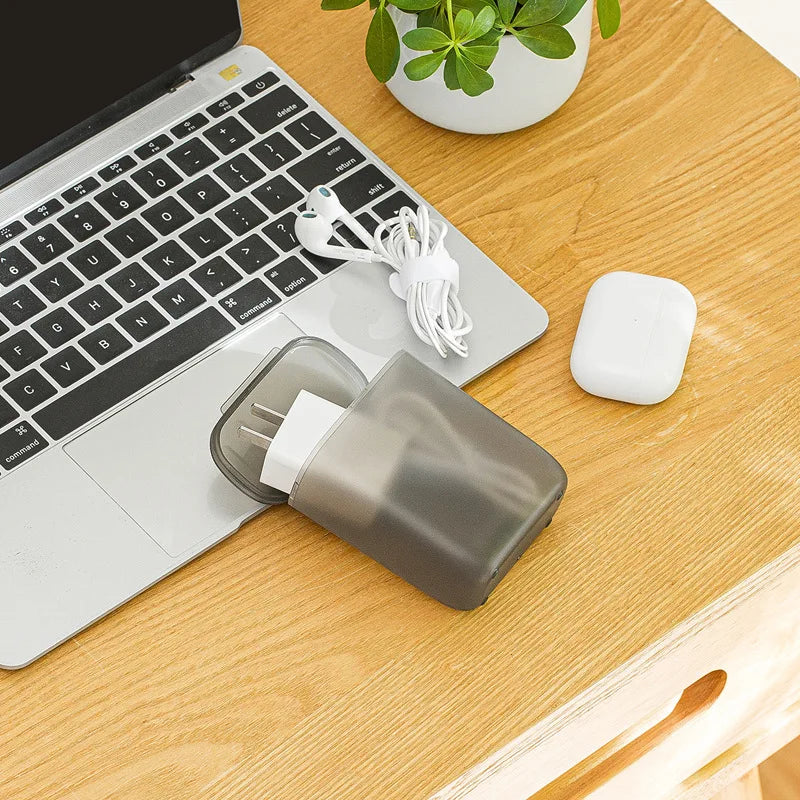 Transparent Charger Storage Box
